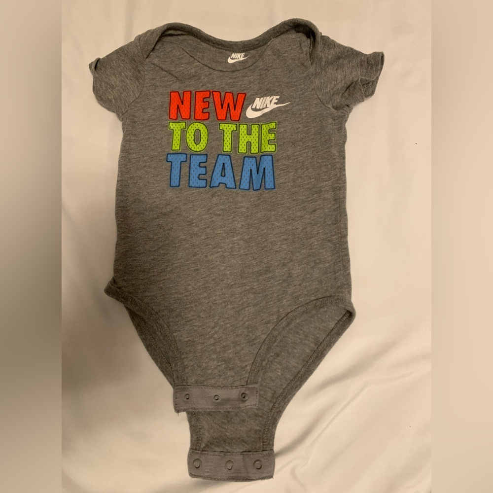 Nike Charcoal Kids Bodysuit